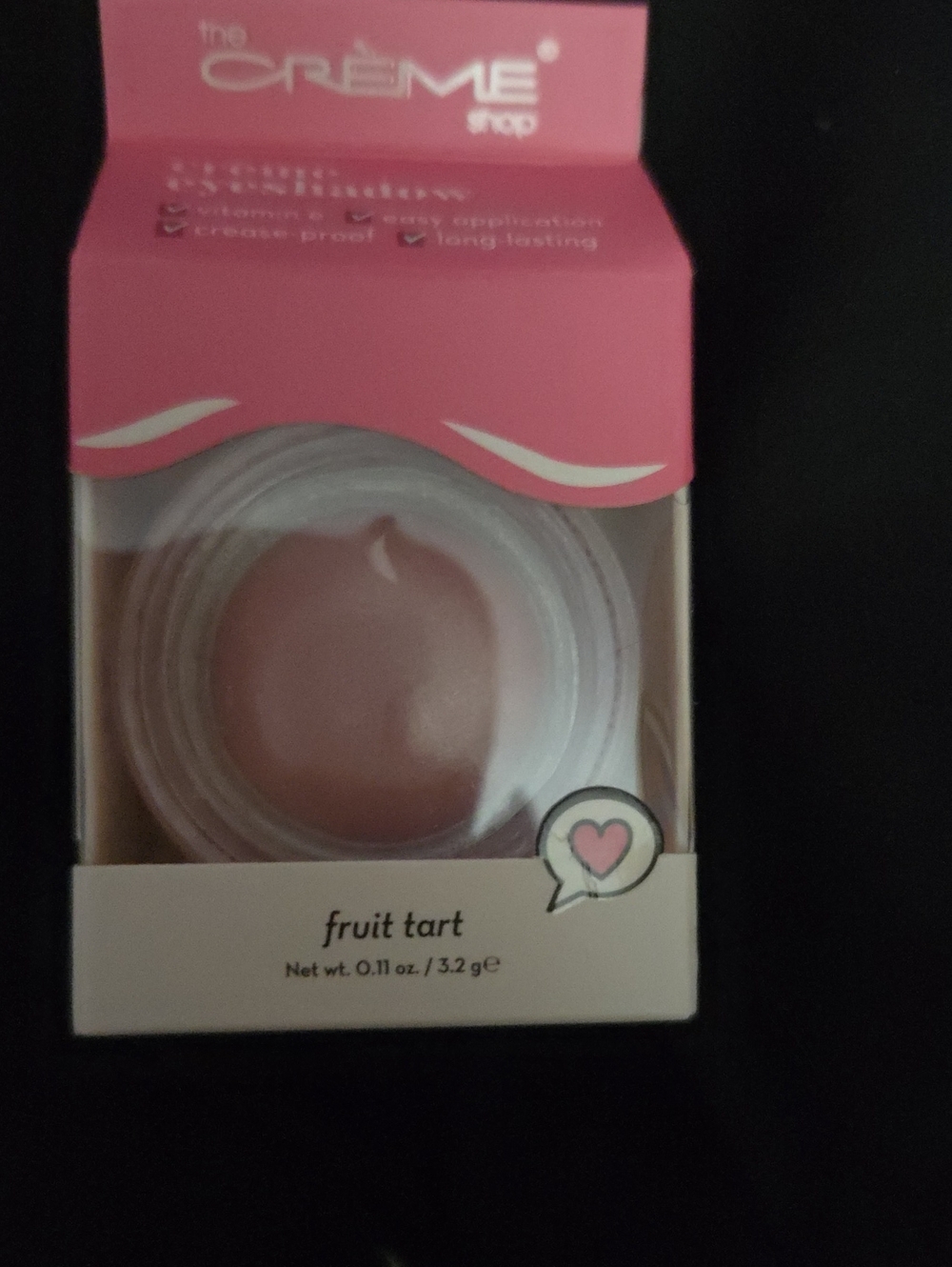 The Crème Shop Fruit Tart Cream Eyeshadow — Soft Pink NWOT